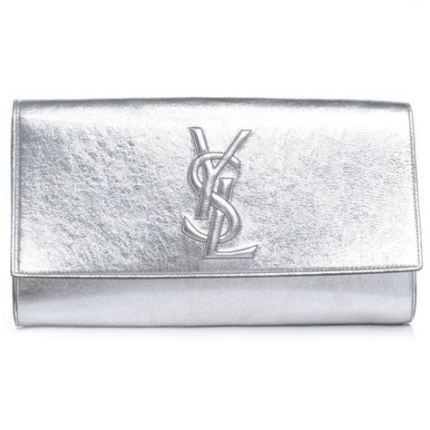 ysl clutch metallic|YSL clutch women.